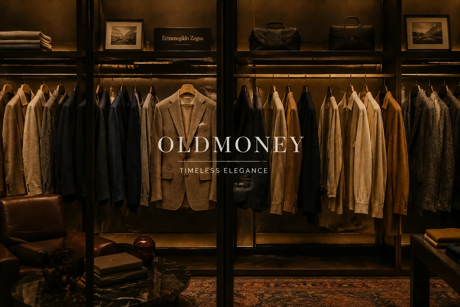 Oldmoney showroom garments